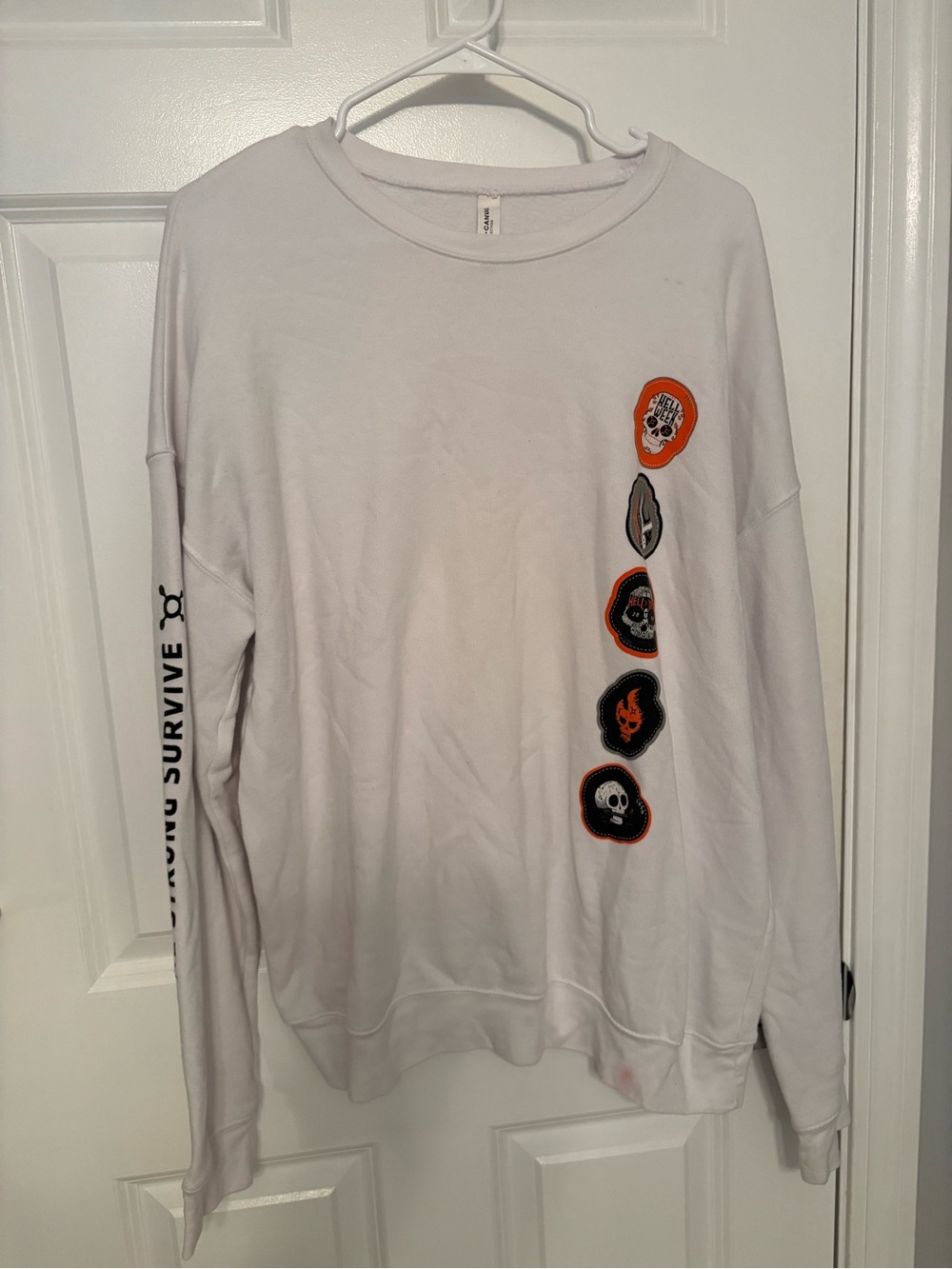 Orangetheory White Hell Week Crewneck